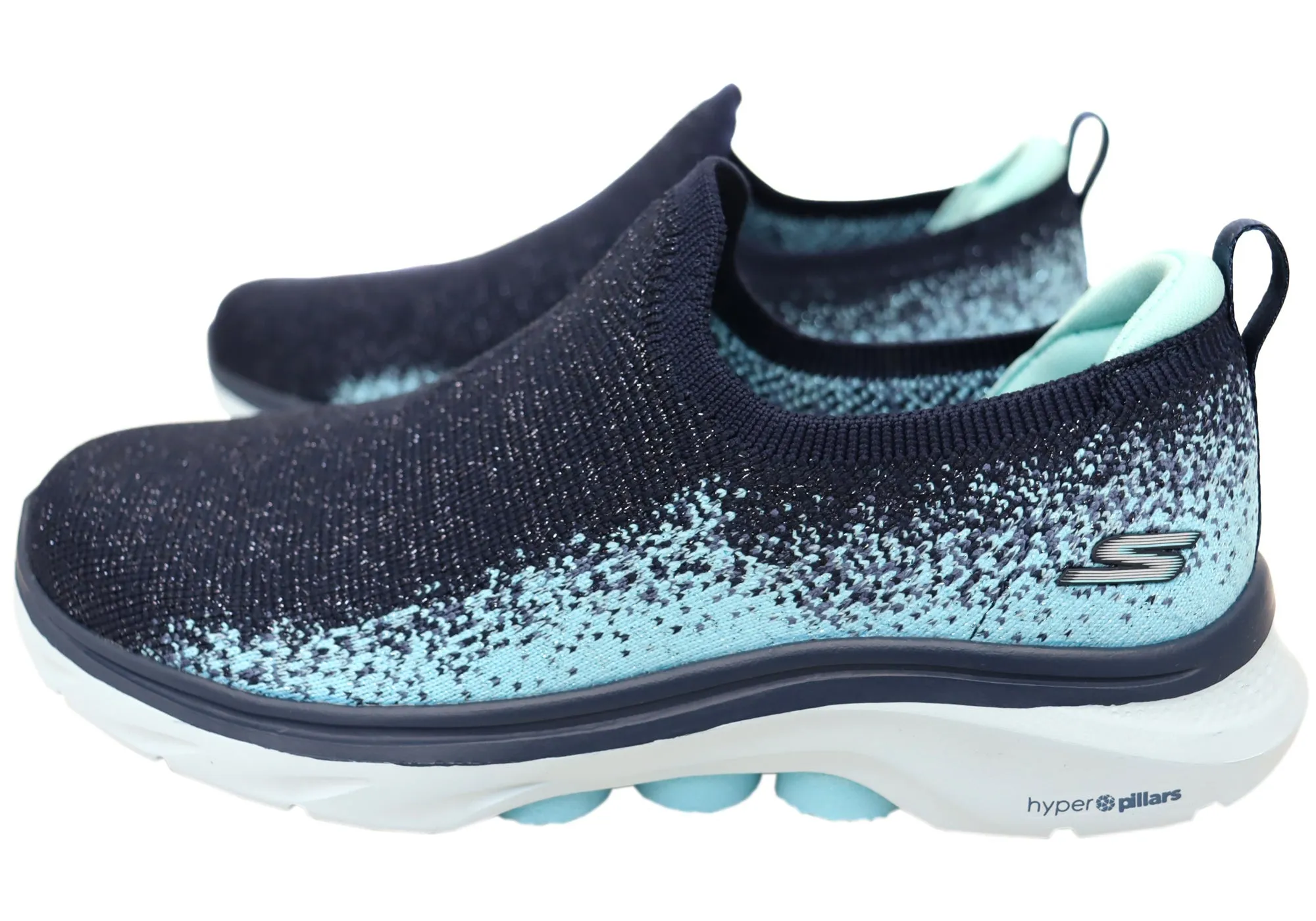 Skechers Womens GOwalk 7 Zaida Comfortable Slip On Shoes