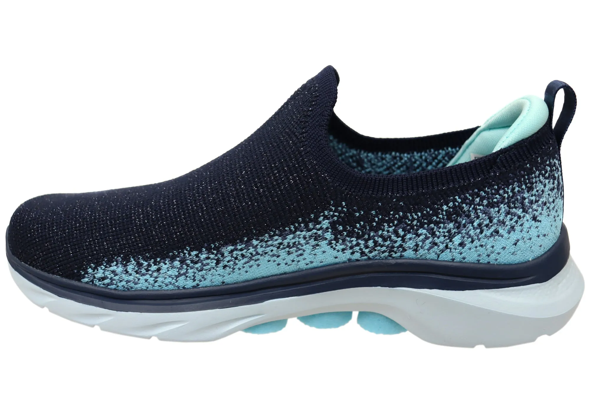 Skechers Womens GOwalk 7 Zaida Comfortable Slip On Shoes
