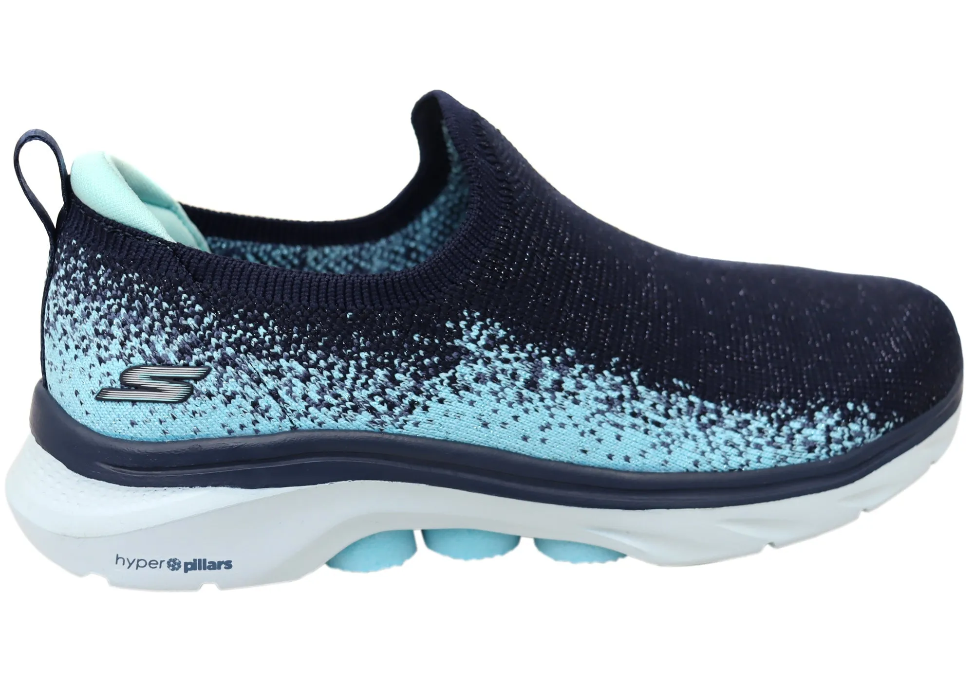 Skechers Womens GOwalk 7 Zaida Comfortable Slip On Shoes