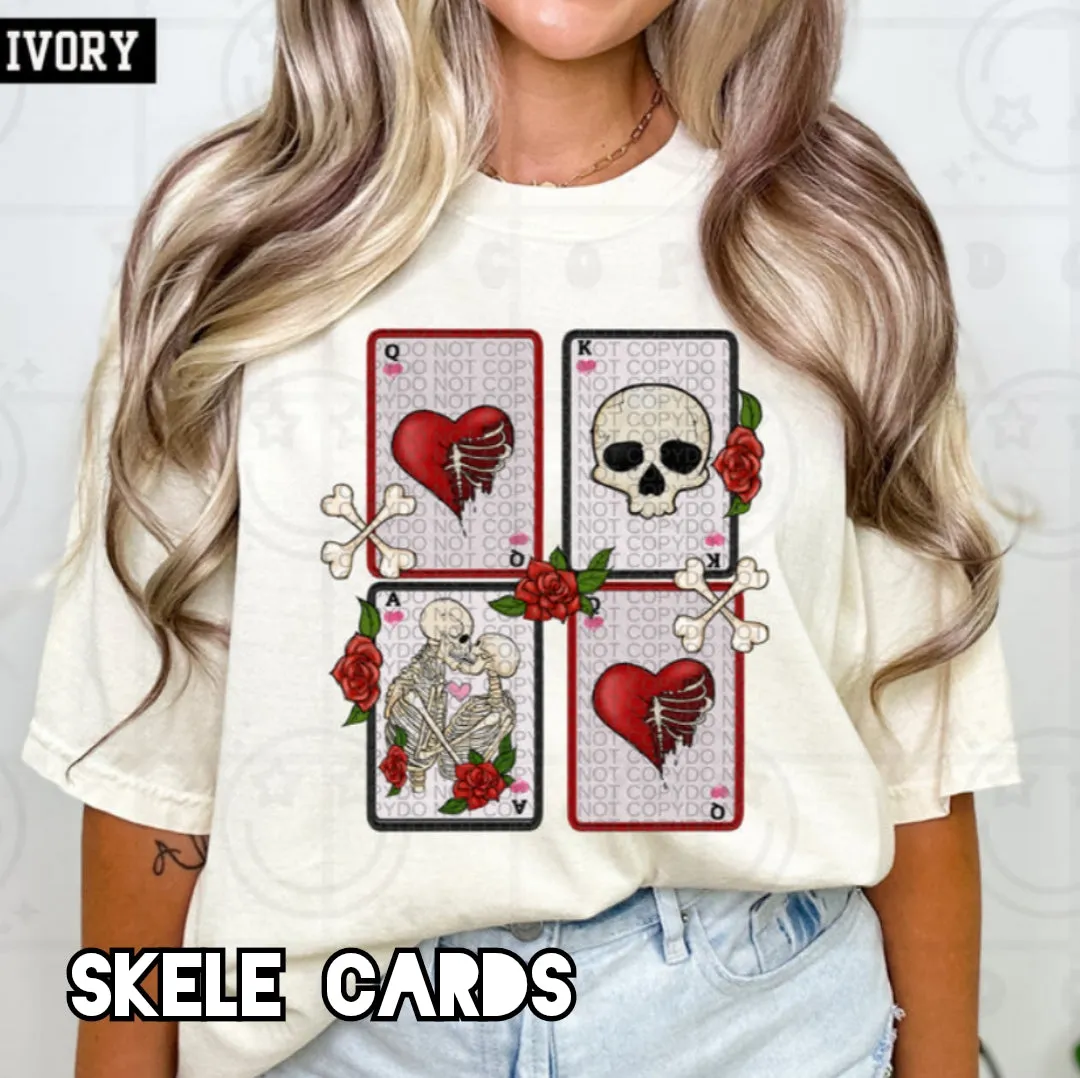 Skele Cards Unisex Shirt