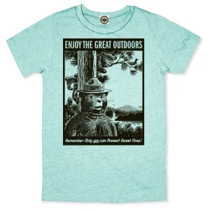 Smokey Bear "Enjoy The Great Outdoors" Kid's Tee