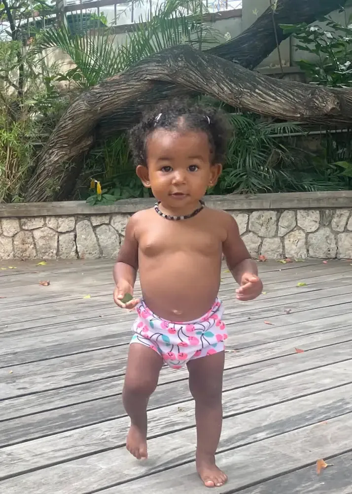 SOAK - New Pink Cherries UV Swim Knickers