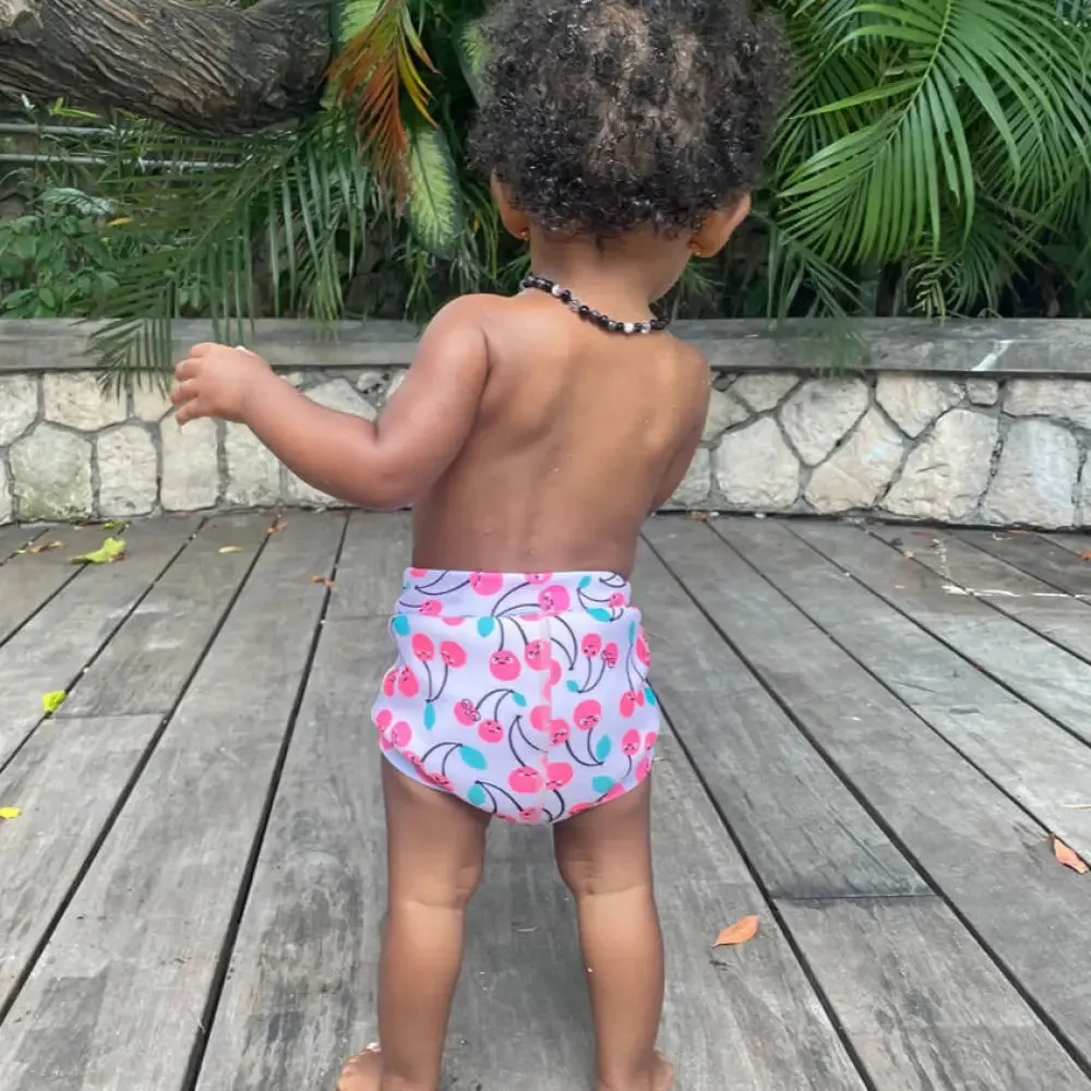 SOAK - New Pink Cherries UV Swim Knickers