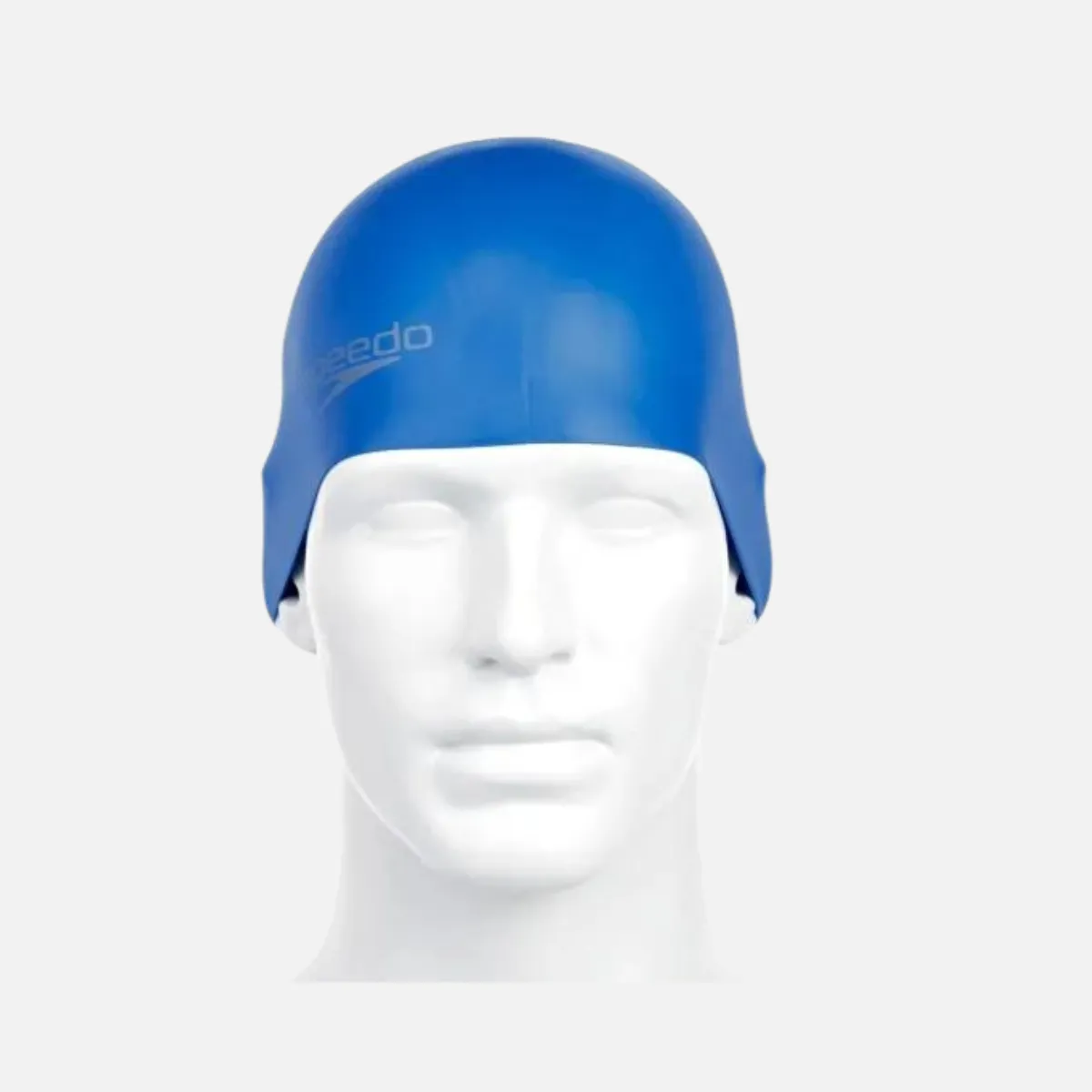 Speedo Moulded Adult Unisex Silicon Cap -Blue/Grey/Black