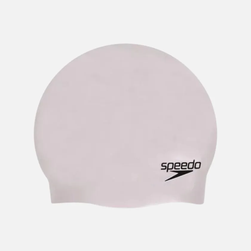 Speedo Moulded Adult Unisex Silicon Cap -Blue/Grey/Black