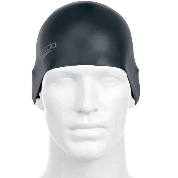 Speedo Plain Moulded Silocone Cap