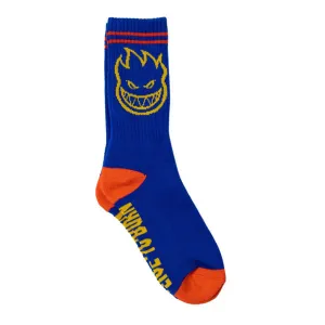 Spitfire Bighead Socks - Blue/Yellow/Red