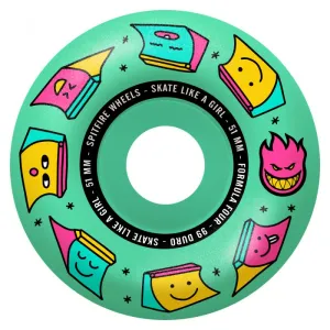 Spitfire Skate Like a Girl Formula Four Radial 99d Wheels - 51mm