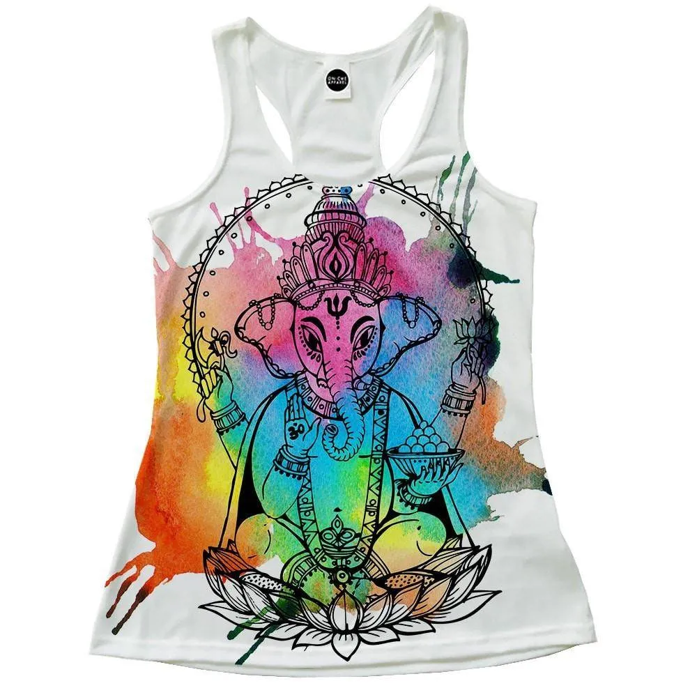 Splash On Ganesh Racerback