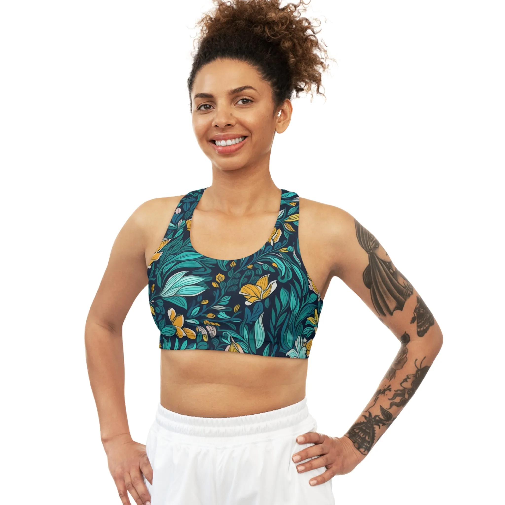 Sports Bra - Bogdana Juizde Fora Ditsy Floral
