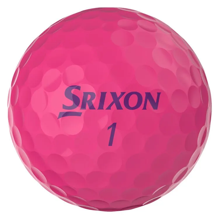 Srixon Soft Feel Ladies Pink Golf Balls 12Pk