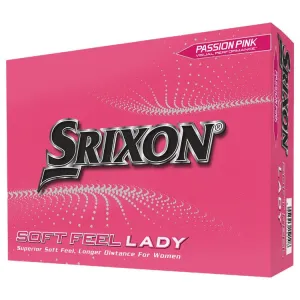 Srixon Soft Feel Ladies Pink Golf Balls 12Pk