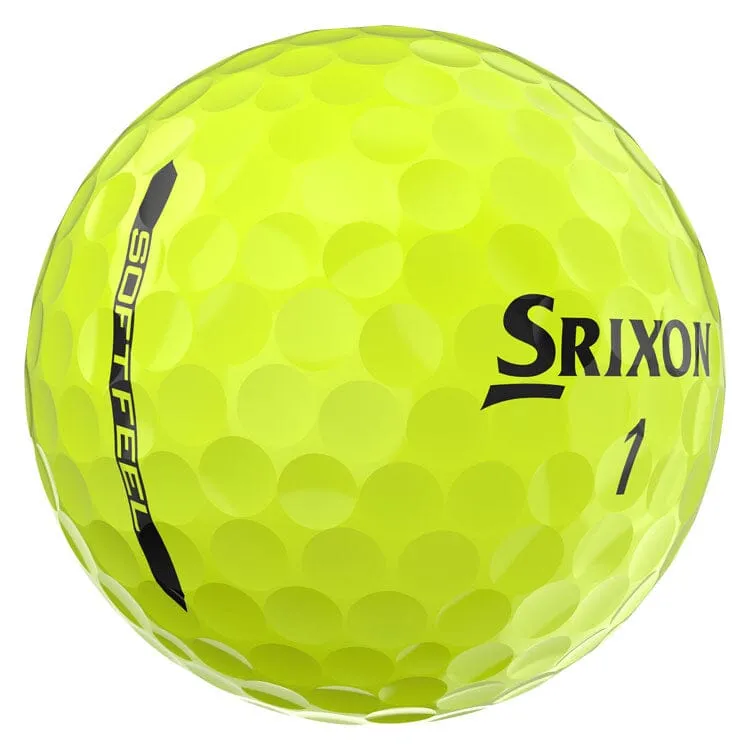 Srixon Soft Feel Yellow Golf Balls 12Pk