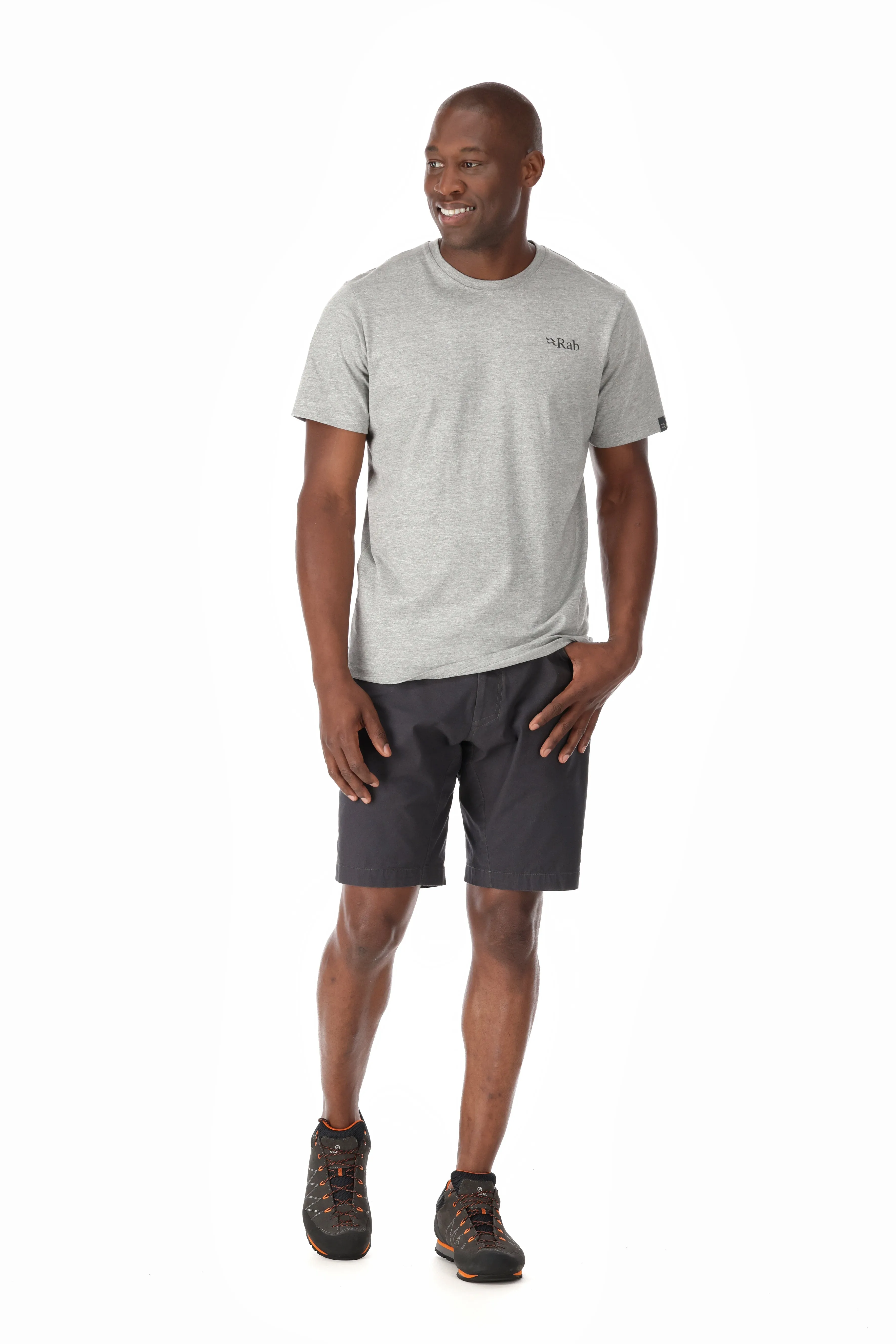 STANCE MOUNTAIN PEAK TEE - GREY MARLE