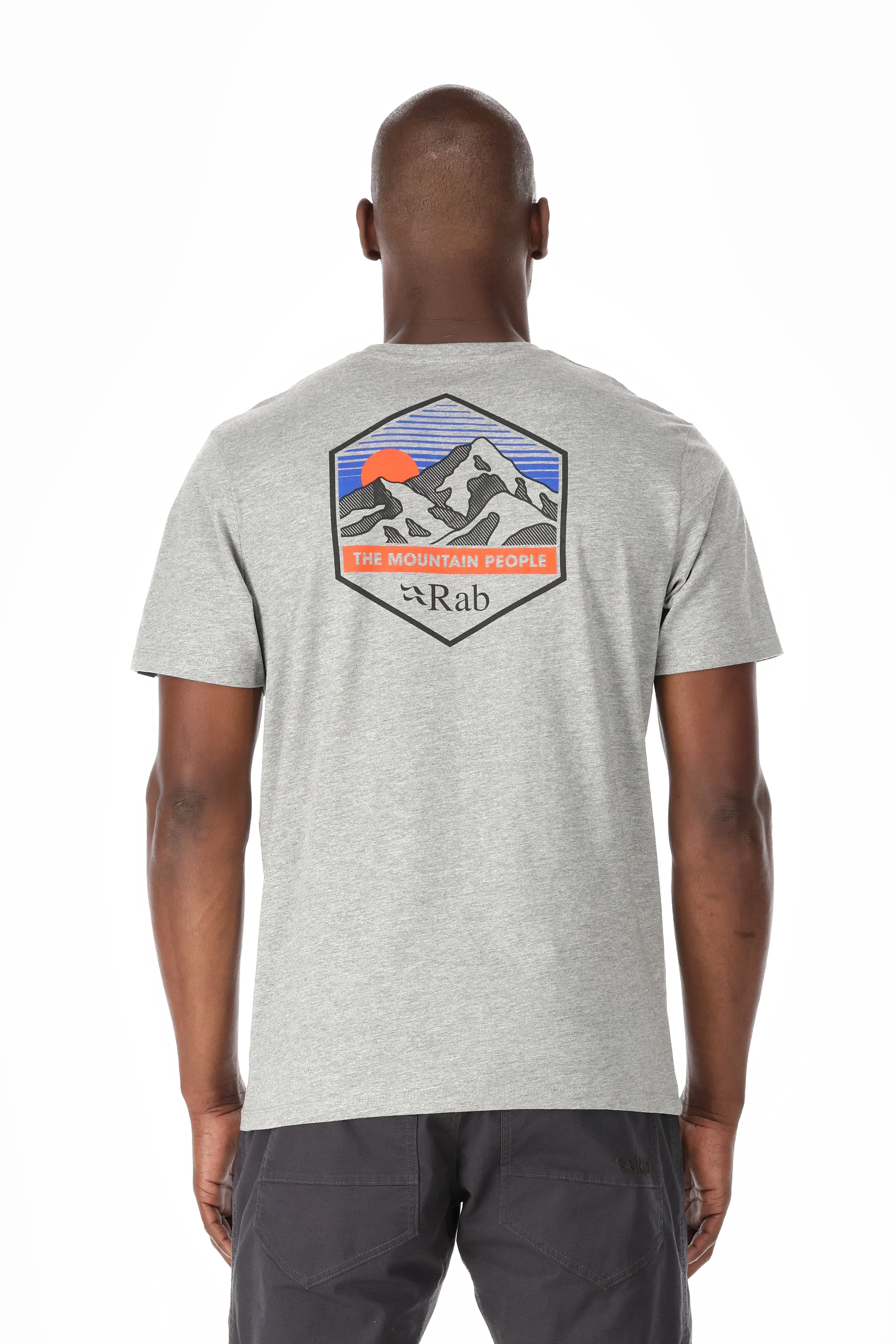 STANCE MOUNTAIN PEAK TEE - GREY MARLE
