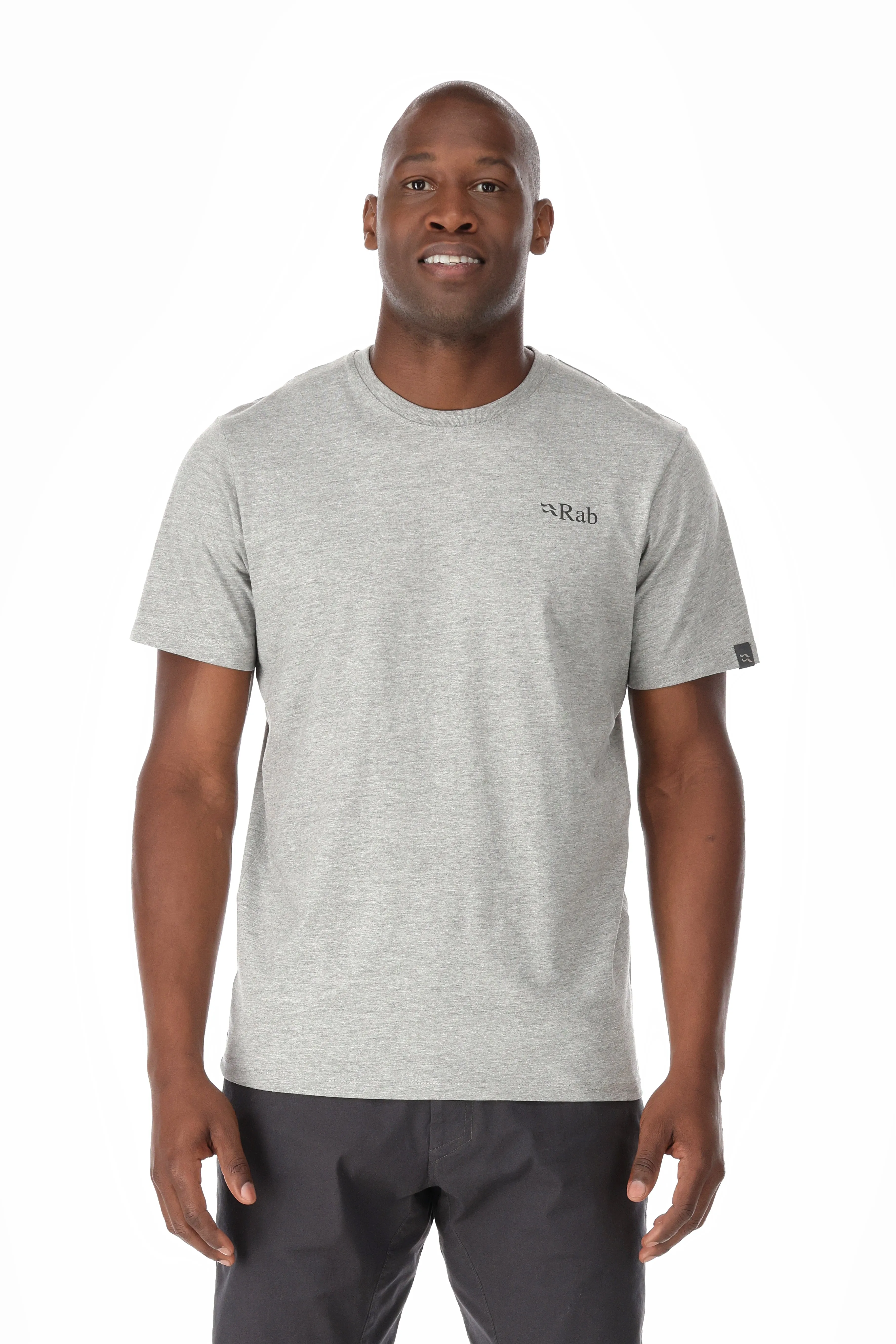 STANCE MOUNTAIN PEAK TEE - GREY MARLE