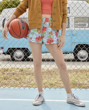 Sunkissed Pull On Short-Weathered Blue Print - Final Sale
