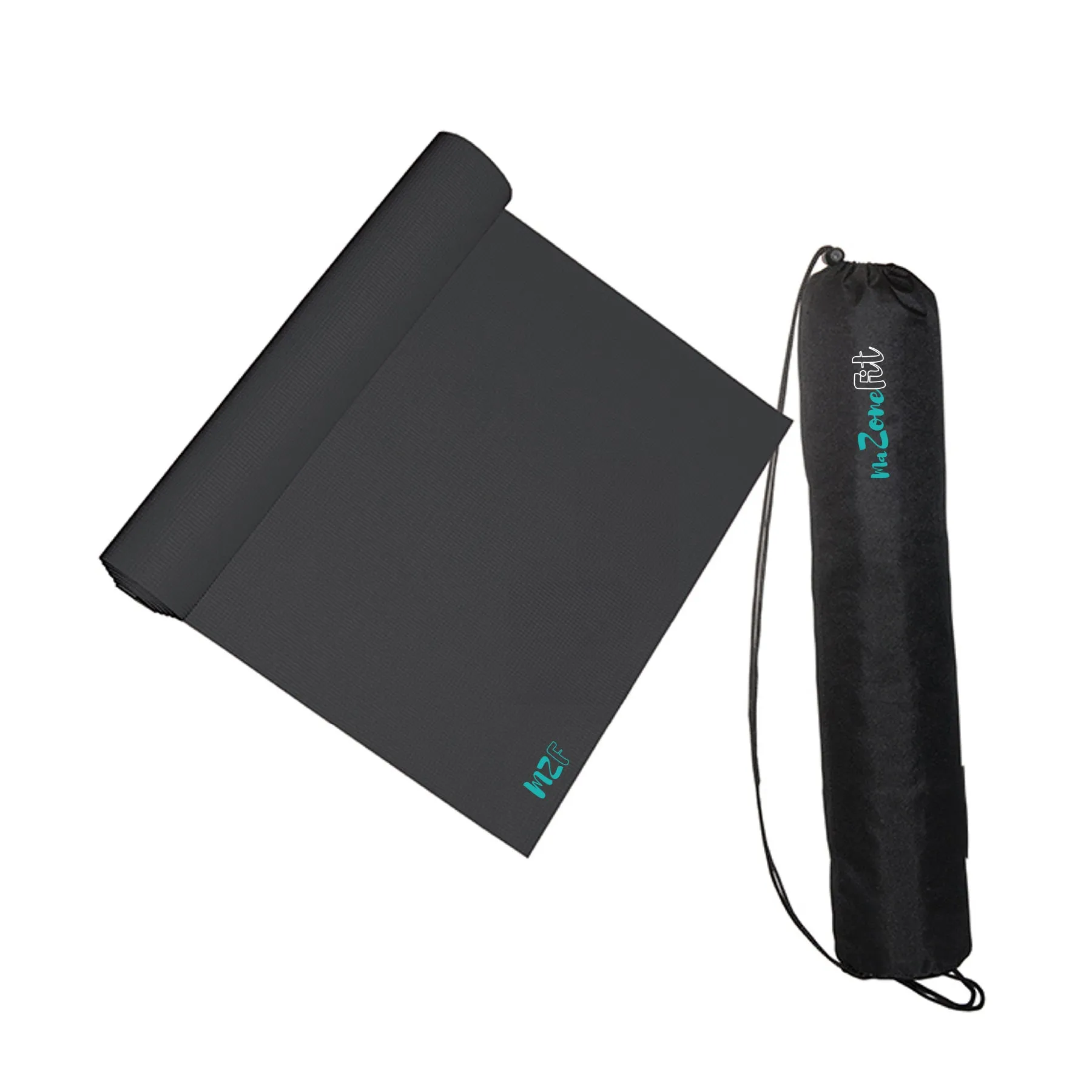 Tapis de yoga noir - Ma Zone Fit