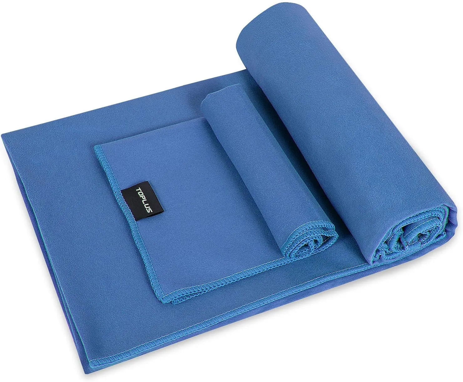 TOPLUS toalla de yoga – absorbente del sudor antideslizante toalla de yoga caliente   toalla de mano 2 en 1 set de microfibra, súper suave, mejor toalla de esterilla de yoga para Bikram Hot Yoga, Pilates, con bolsa de transporte