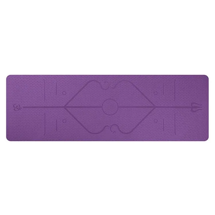 TPE Yoga Mat with Position Line