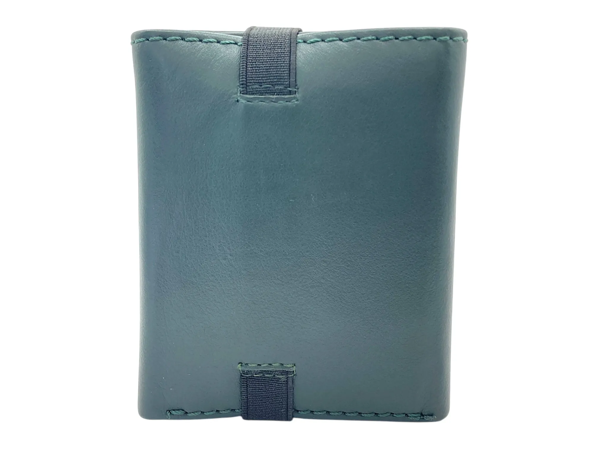 Trifold Wallet RFID Slim Wallets 10 Card Double Stitch # 1159 [Elastic]