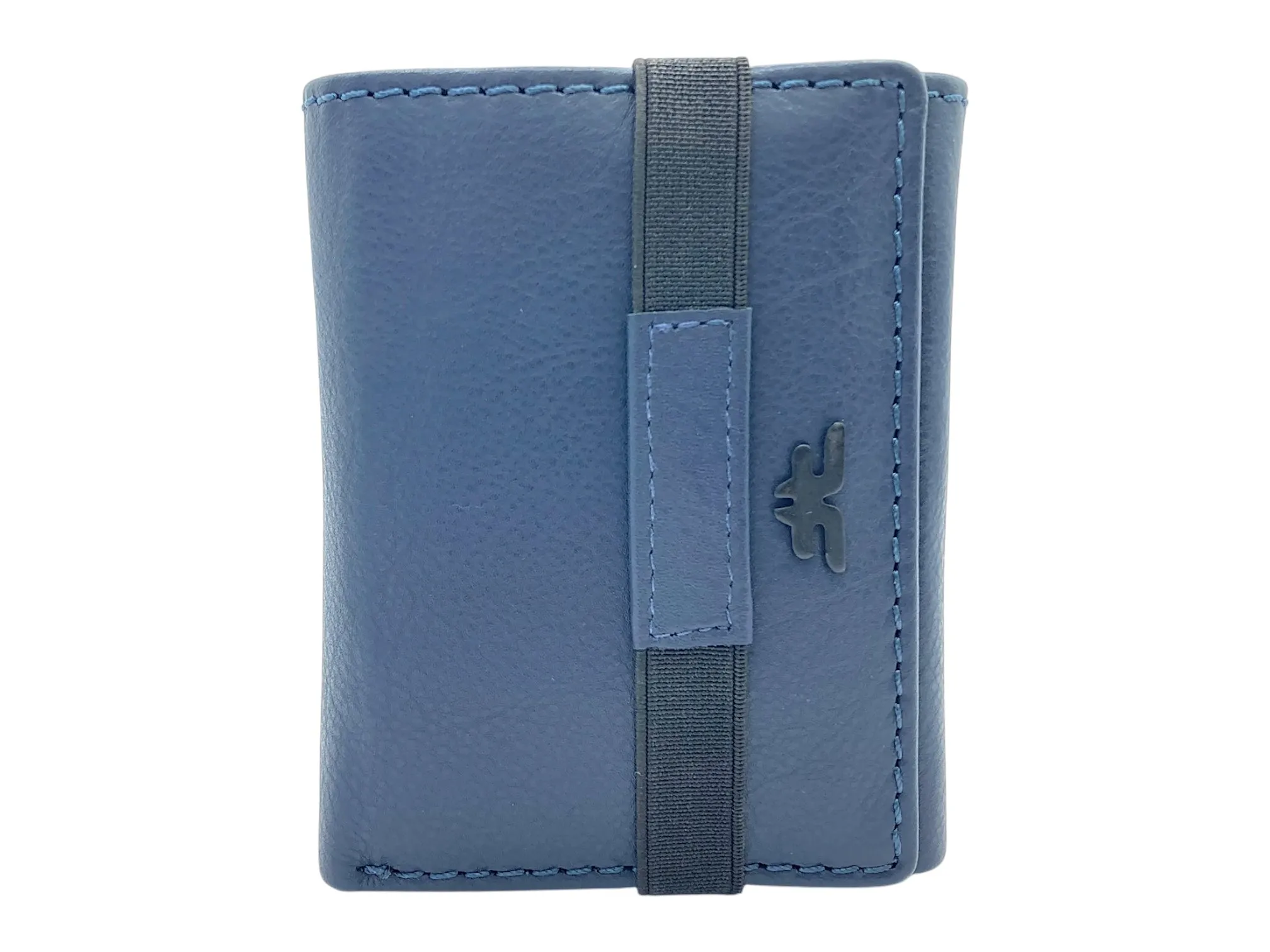 Trifold Wallet RFID Slim Wallets 10 Card Double Stitch # 1159 [Elastic]