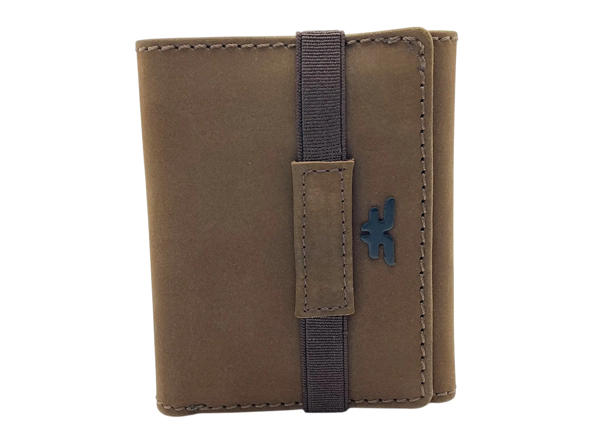 Trifold Wallet RFID Slim Wallets 10 Card Double Stitch # 1159 [Elastic]