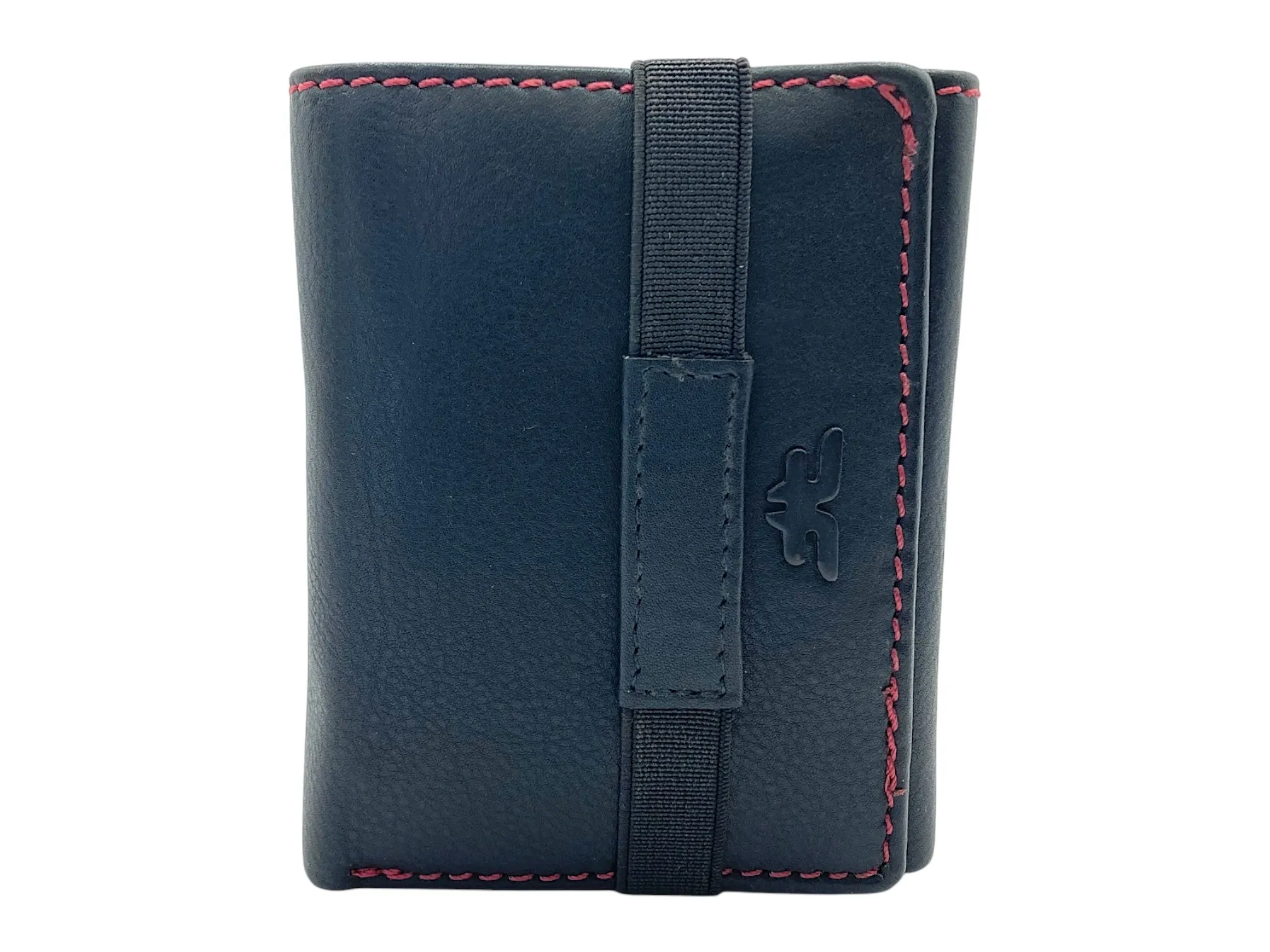 Trifold Wallet RFID Slim Wallets 10 Card Double Stitch # 1159 [Elastic]