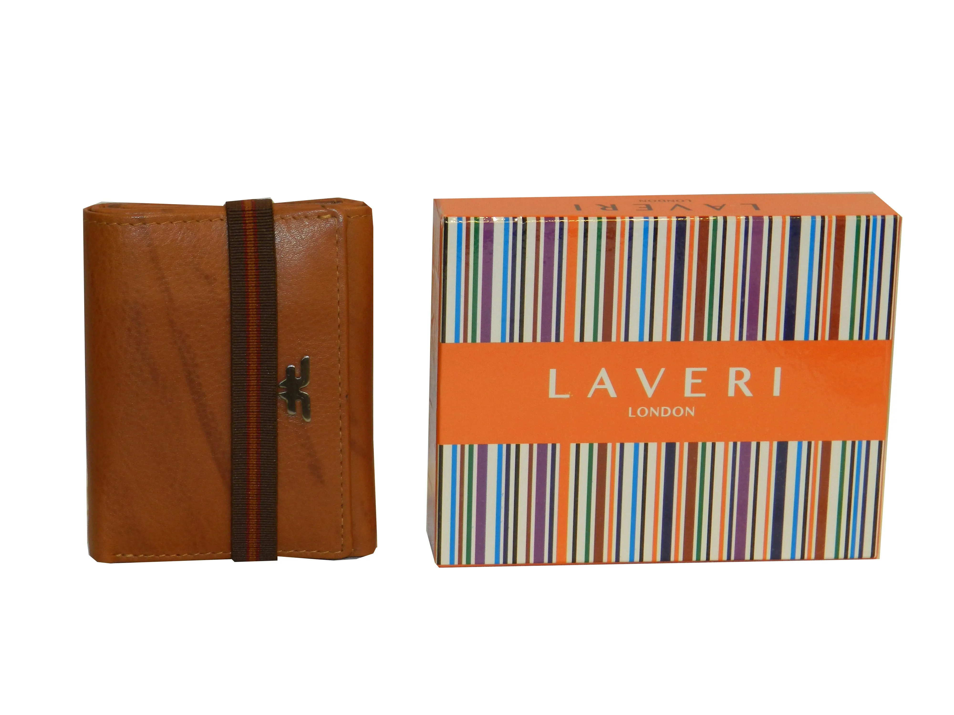 Trikon 8 Card Trifold Wallet Elastic Loop #1539N [Elastic]