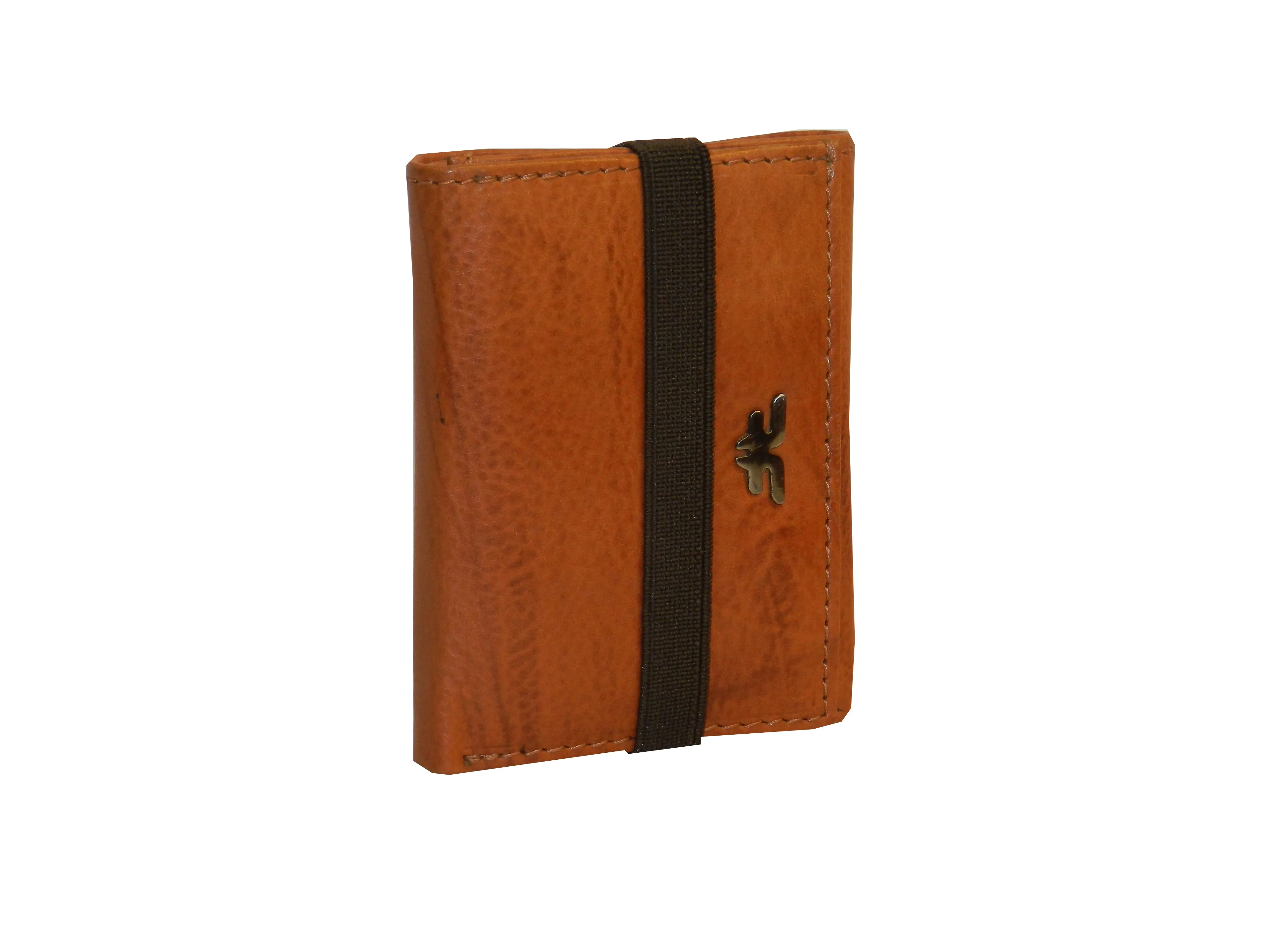Trikon 8 Card Trifold Wallet Elastic Loop #1539N [Elastic]