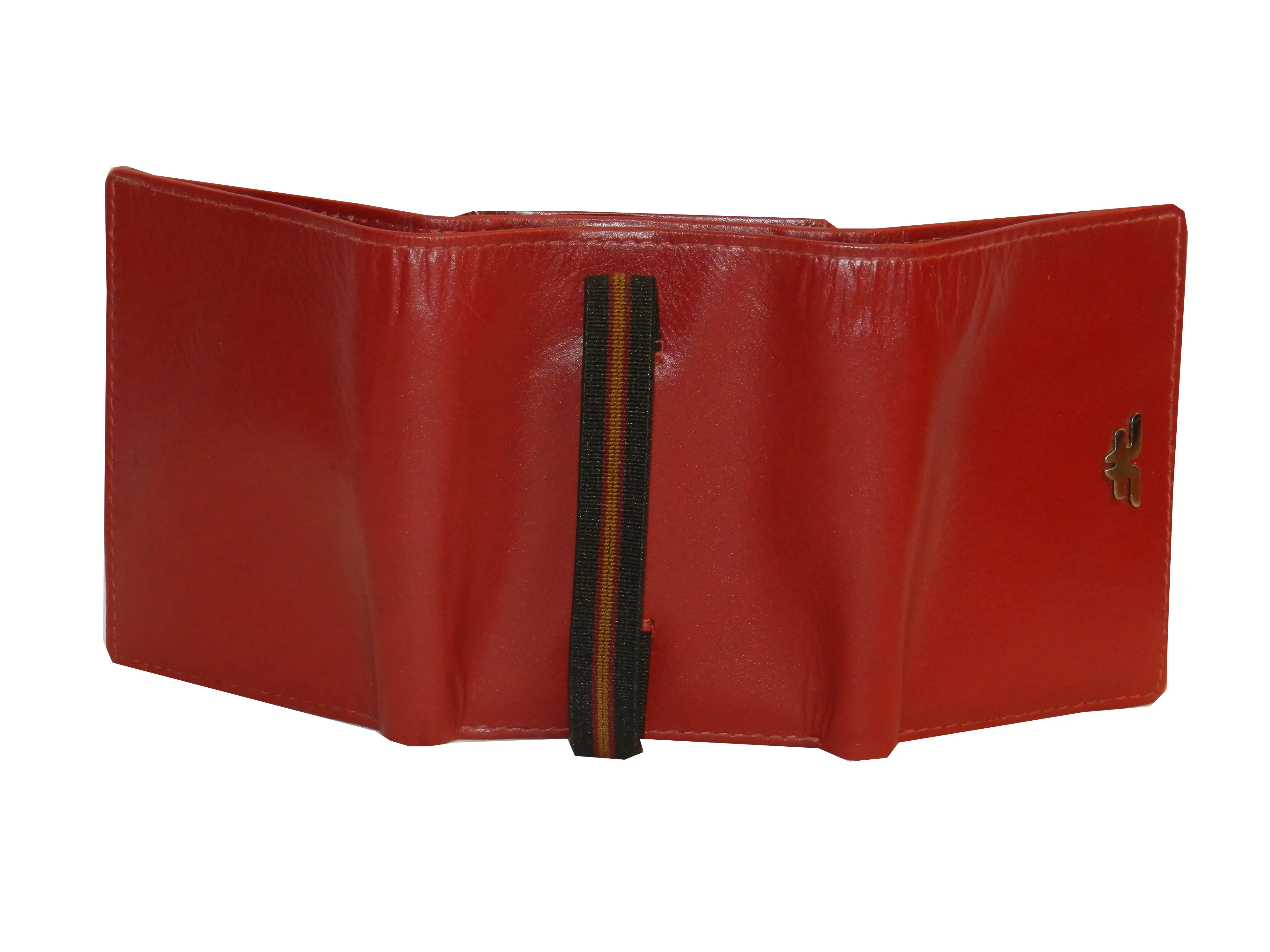 Trikon 8 Card Trifold Wallet Elastic Loop #1539N [Elastic]
