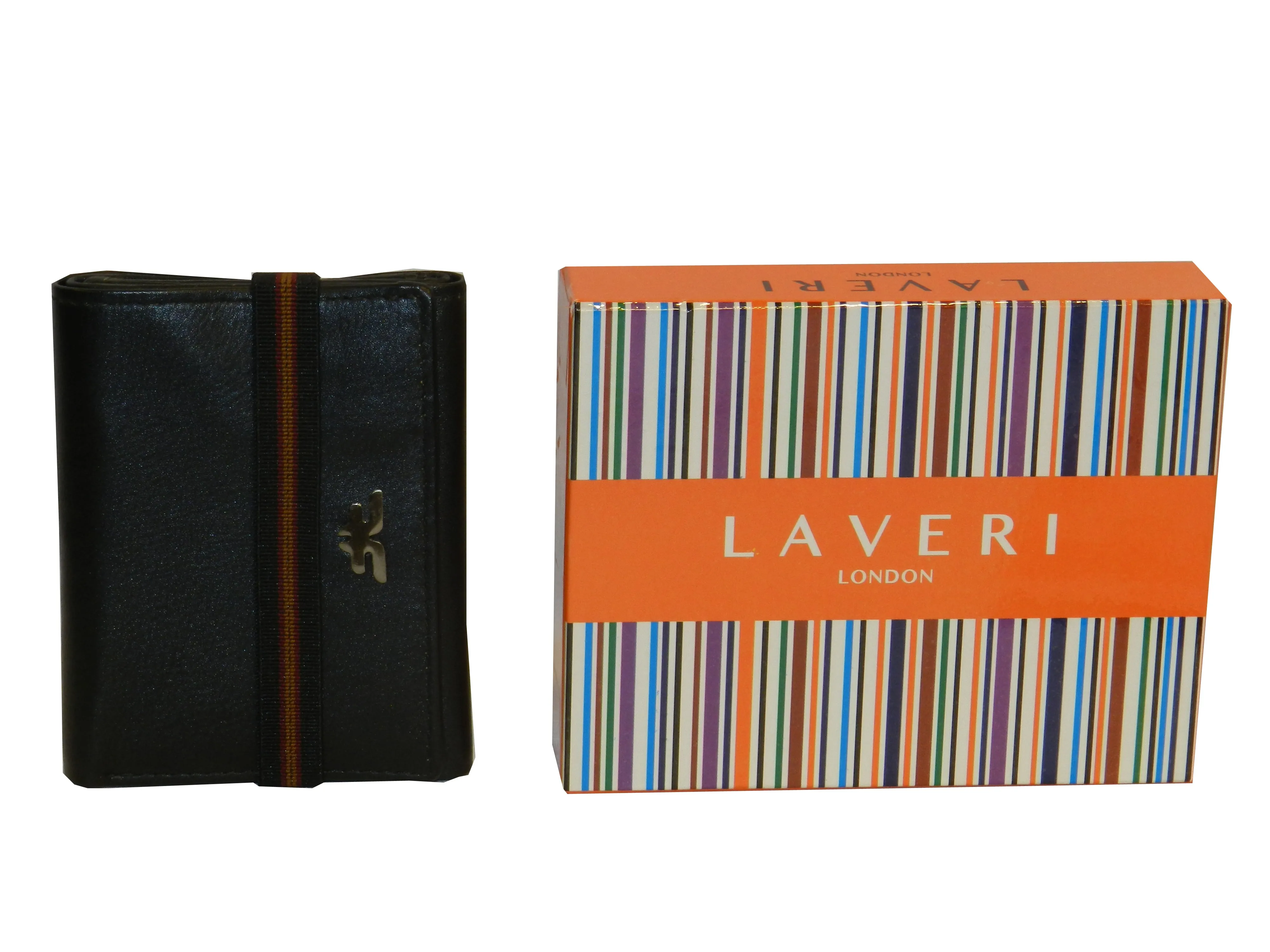 Trikon 8 Card Trifold Wallet Elastic Loop #1539N [Elastic]