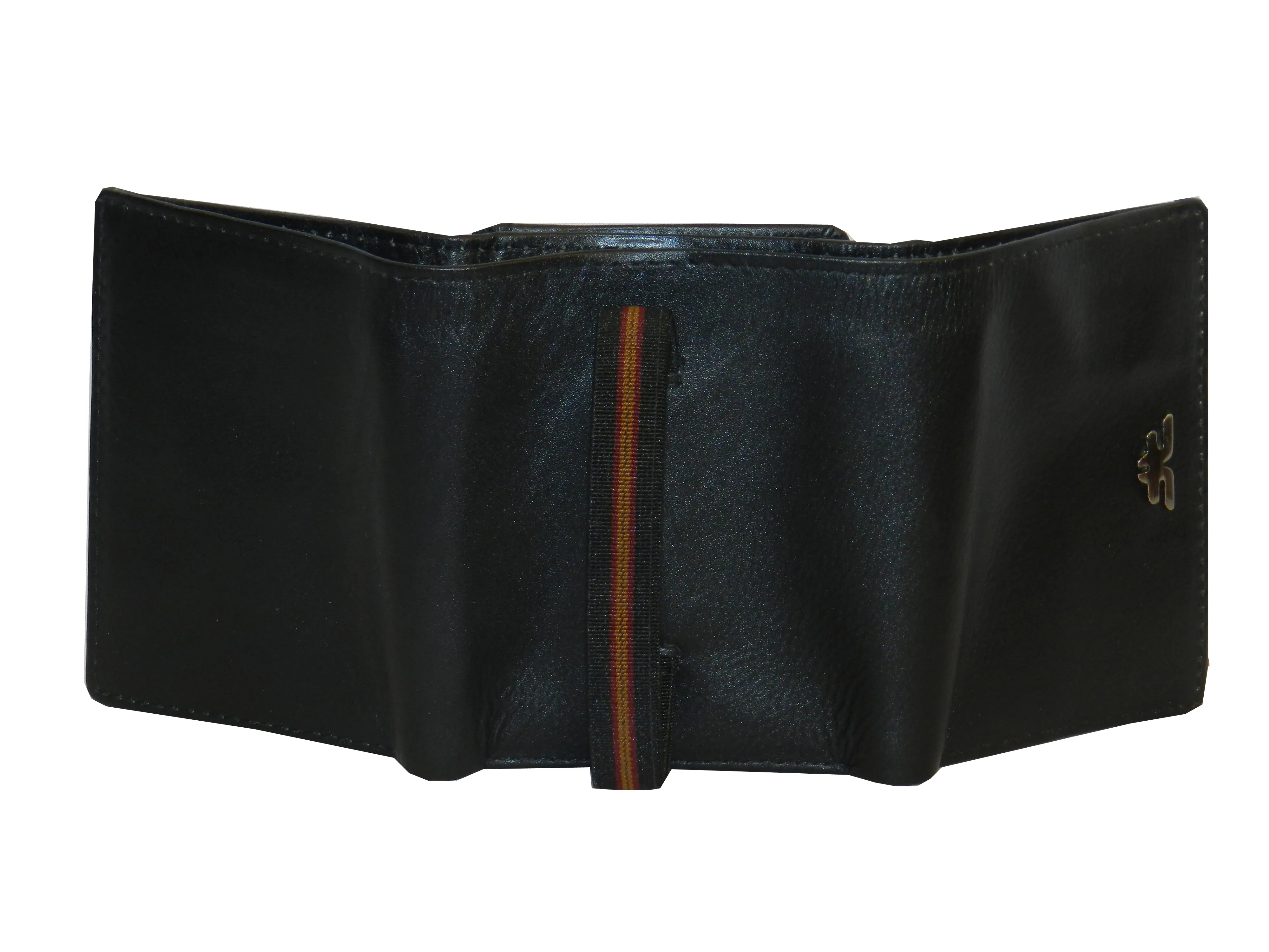 Trikon 8 Card Trifold Wallet Elastic Loop #1539N [Elastic]