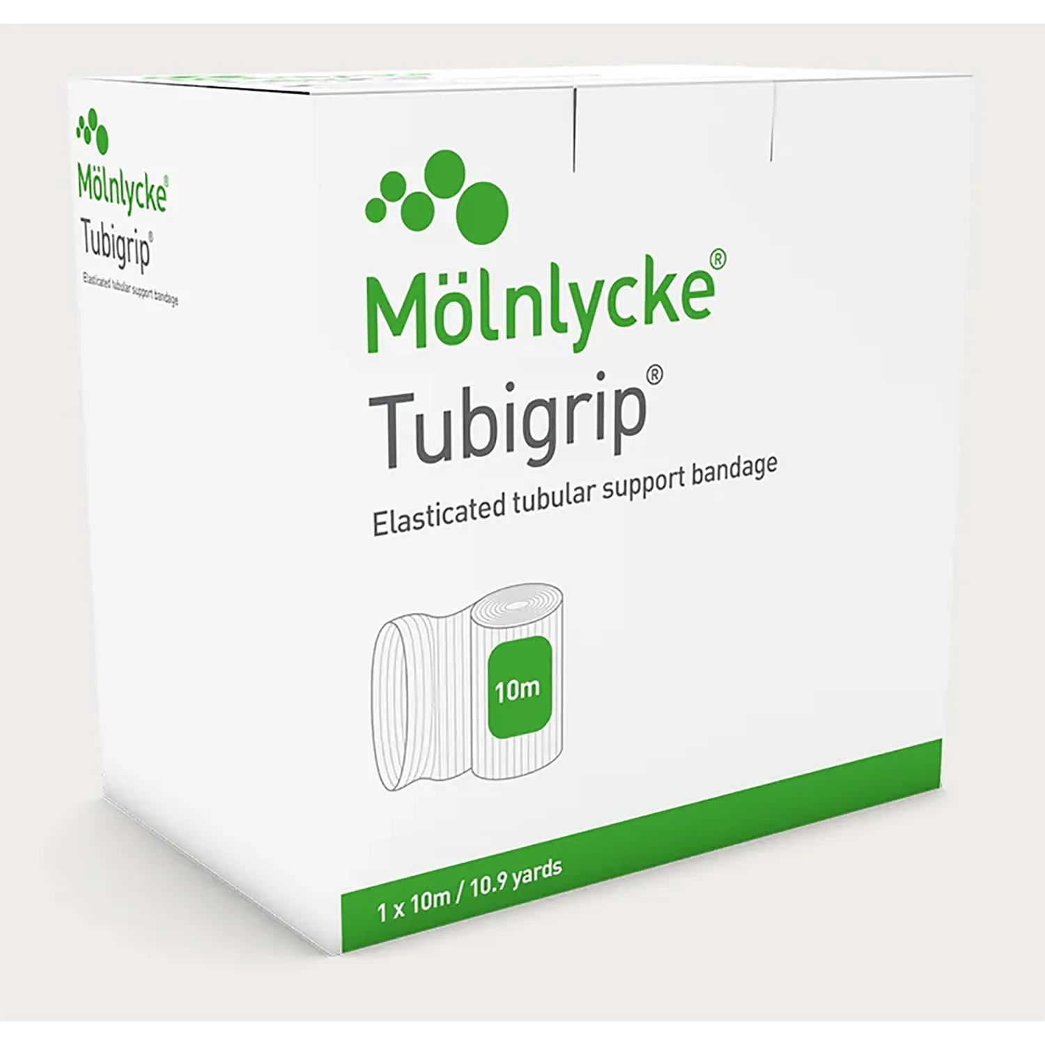 Tubigrip Multi-Purpose Elasticated Tubular Support Bandage | Beige | Size: E | 10m Roll | Pack of 24 Rolls