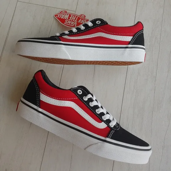 VANS NEW Old Skool Lace-Up Color Block Skate Shoes