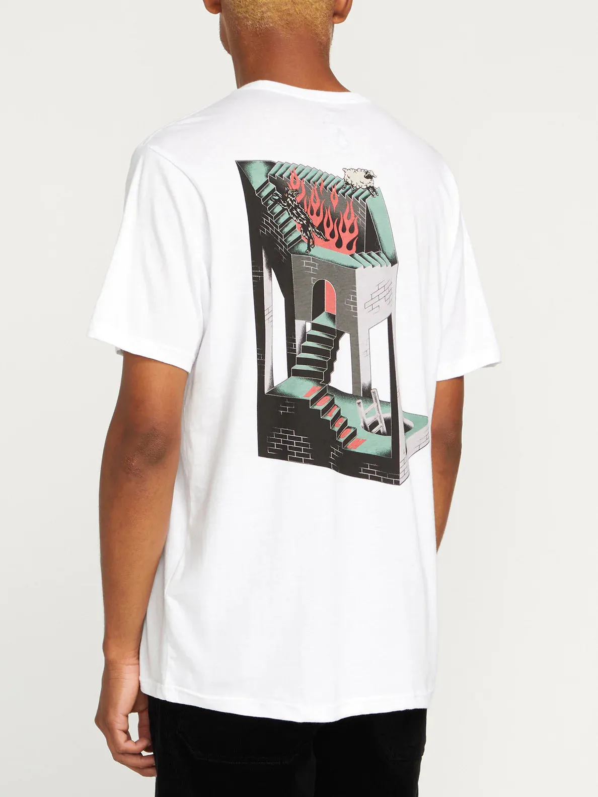 Volcom Mens Skate Vitals Axel Short Sleeve Tee