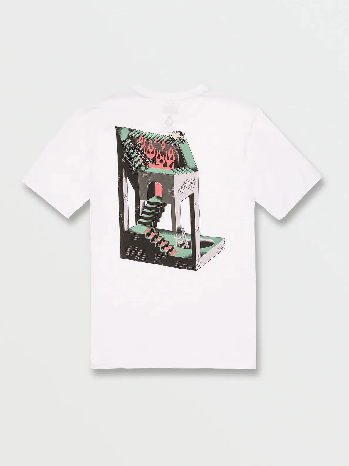 Volcom Mens Skate Vitals Axel Short Sleeve Tee