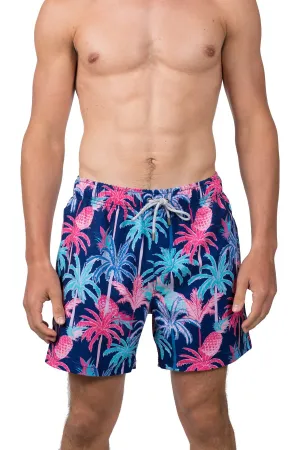 VS PALM TREE PRINT SWIM SHORTS