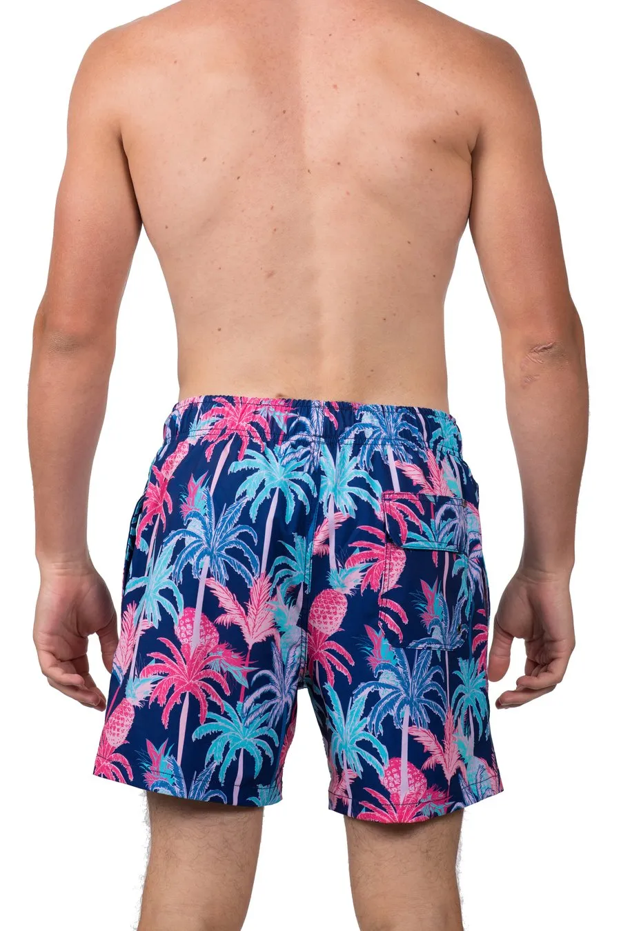 VS PALM TREE PRINT SWIM SHORTS