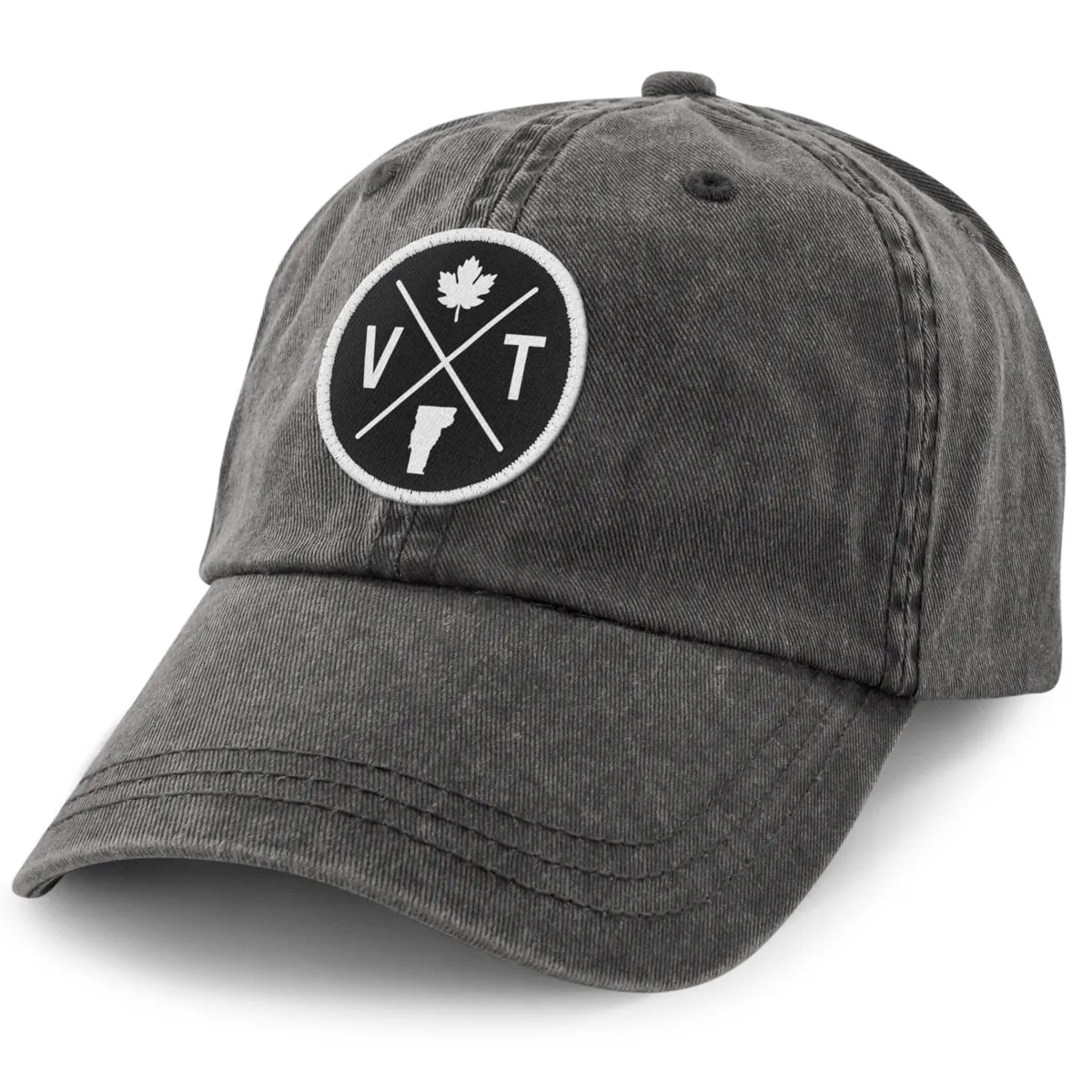 VT Circle Emblem Washed Dad Hat