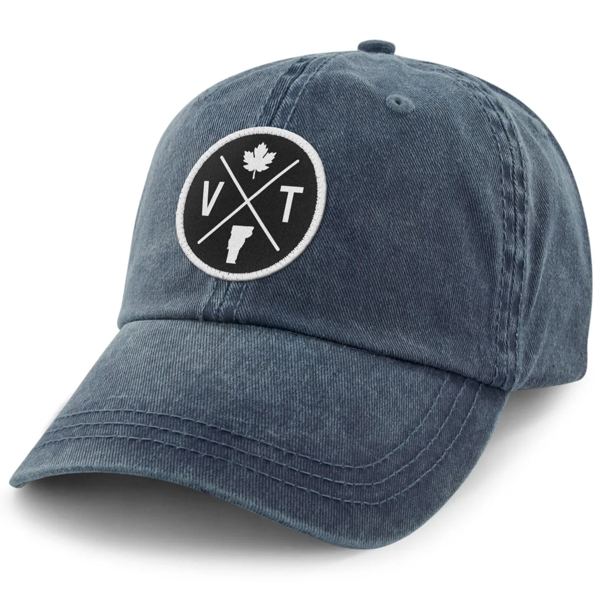 VT Circle Emblem Washed Dad Hat