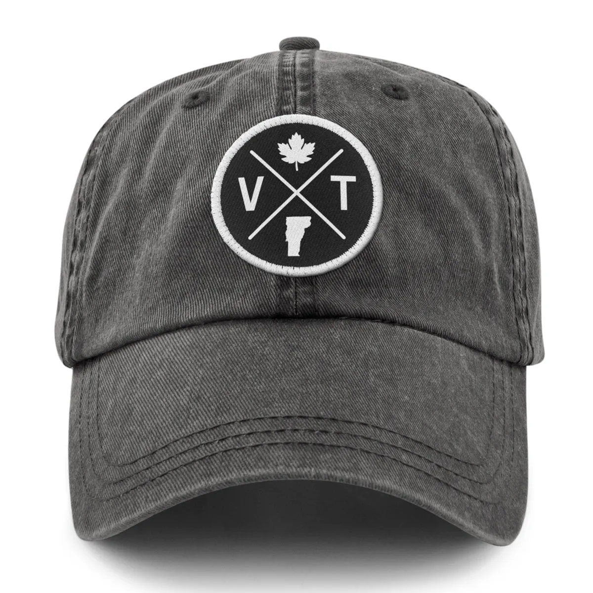 VT Circle Emblem Washed Dad Hat