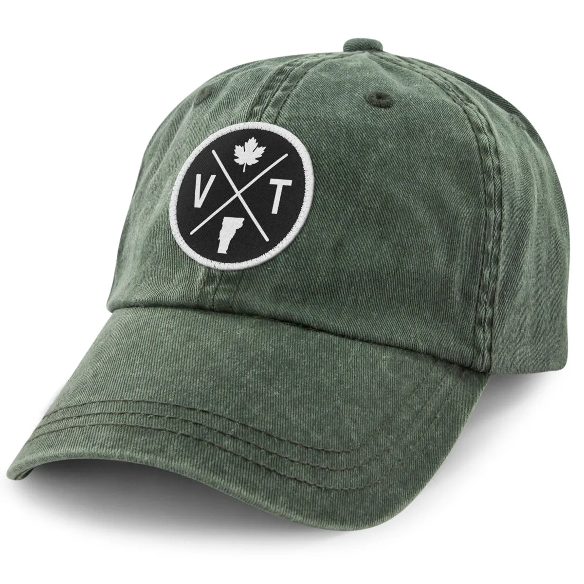 VT Circle Emblem Washed Dad Hat