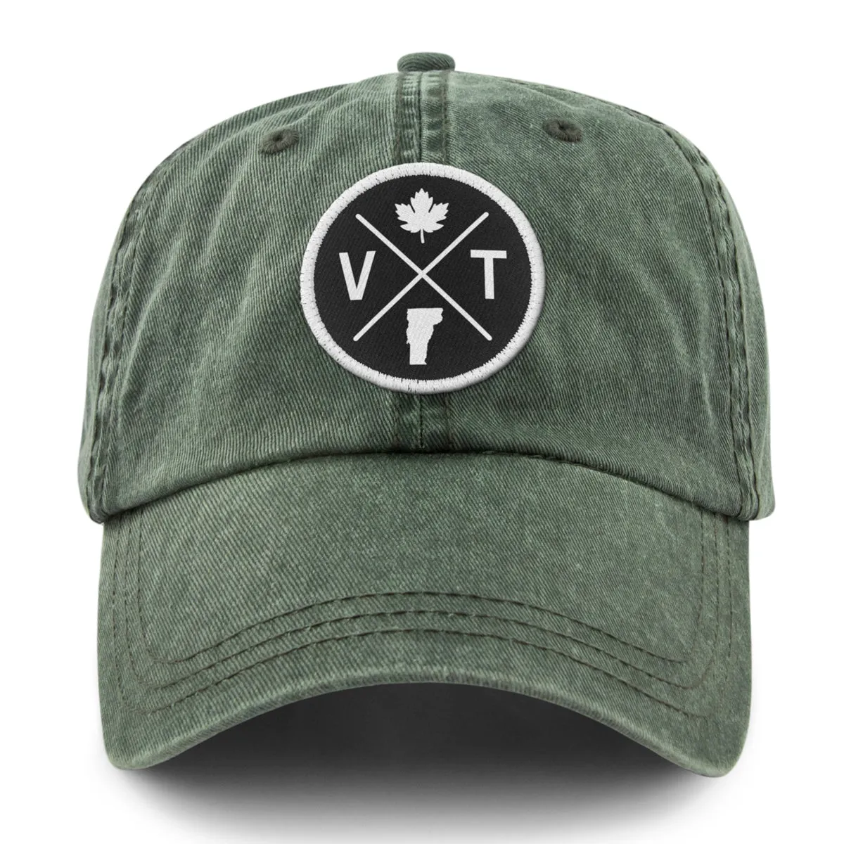 VT Circle Emblem Washed Dad Hat