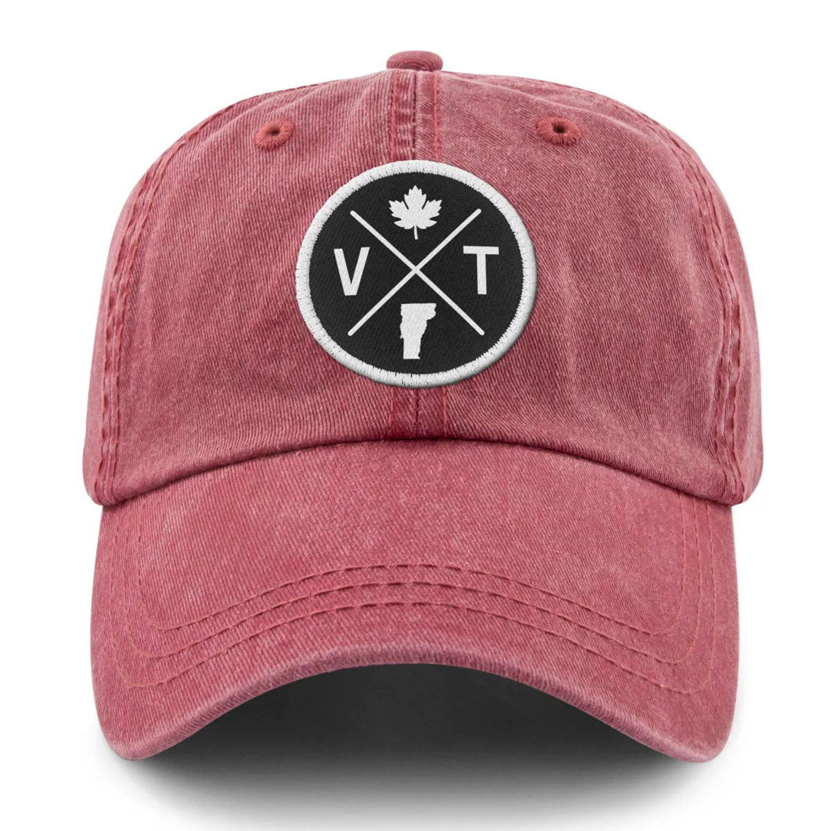 VT Circle Emblem Washed Dad Hat
