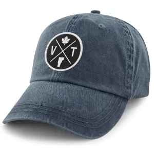 VT Circle Emblem Washed Dad Hat