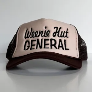 Weenie Hut General Brown Mesh Trucker SnapBack Hat Cap Funny Potent Frog Collab Custom Embroidery