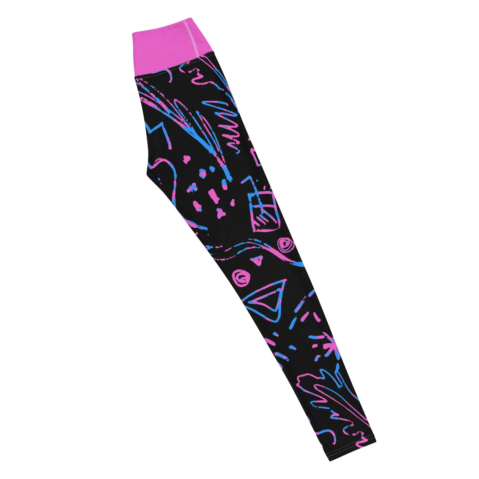 Whimsical Waves Yoga Leggings