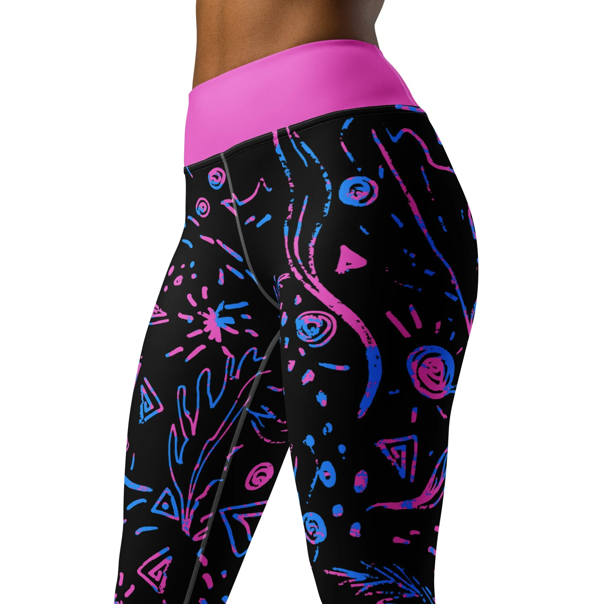 Whimsical Waves Yoga Leggings