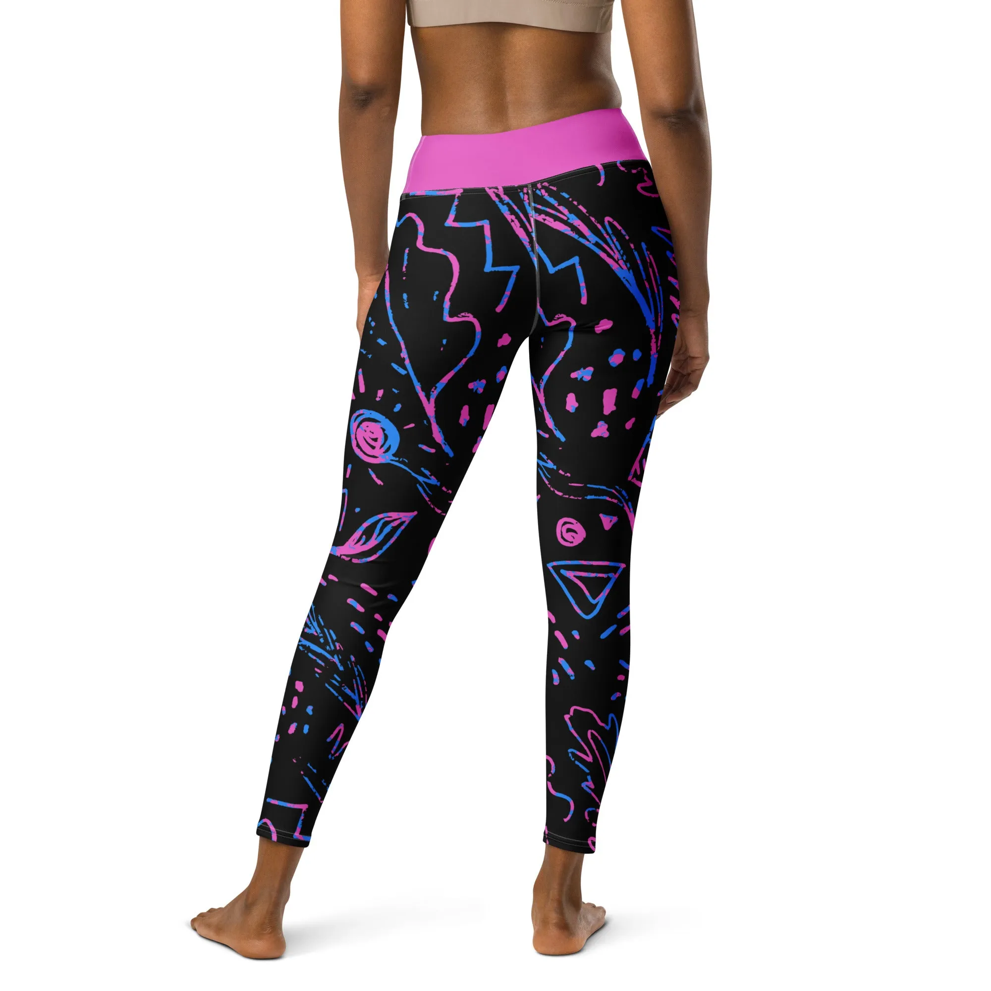 Whimsical Waves Yoga Leggings